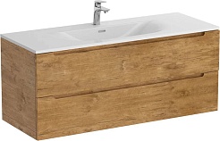 BelBagno Тумба с раковиной Etna 120 подвесная Rovere Nature с раковиной BB-8099-120 – фотография-1