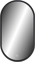 Continent Зеркало Prime Black Led 450x800