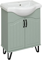 Runo Тумба с раковиной Марсель 65 мята