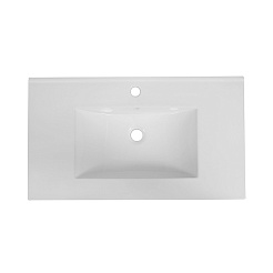 Зов Мебельная раковина Oliveeka 81 NS2001-80 глянцевая белая – фотография-4