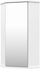 Misty Зеркальный шкаф Лилия 34 угловой белый – фотография-2