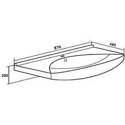 Runo Мебель для ванной Толедо 85 – фотография-4