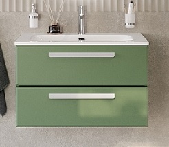 BelBagno Мебель для ванной Eco Cer-N 80 CZR-8095-80 фисташковый софт ручки сатин – фотография-3