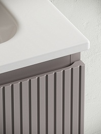 Sancos Тумба с раковиной Snob T 120 doha soft раковина Grace 121 CN7016 для двоих – фотография-2