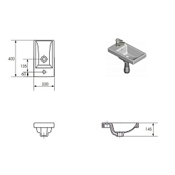 Stella Polare Тумба с раковиной Концепт 40 – фотография-2