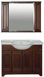 Misty Мебель для ванной Рим 105, зеркало-шкаф – фотография-1