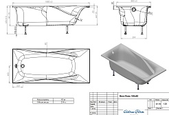 Astra-Form Ванна Вега Люкс 180х80, литой мрамор – фотография-5