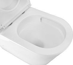 Azario Унитаз-компакт Margo AZ-2125-UQ1 безободковый с бачком с сиденьем микролифт белый – фотография-9