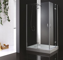 Cezares Душевой уголок BERGAMO-W-AH-2-100/90-C-Cr-L – фотография-2