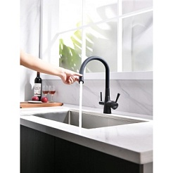 Lemark Смеситель Comfort LM3075BL для кухонной мойки – фотография-2