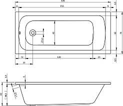 Riho Акриловая ванна Milano 170x75 – фотография-2