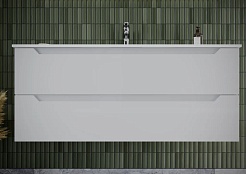 Sancos Тумба с раковиной Norma 2.0 120 белый глянец раковина Element 121 CN7006 – фотография-2