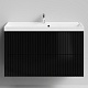 Водолей Мебель для ванной Тач 100 подвесная черная – фотография-13