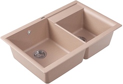 Florentina Мойка кухонная Касси 780 песочная – фотография-2