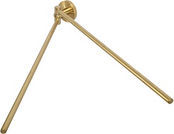 Cezares Полотенцедержатель двойной поворотный Relax RELAX-THD-S-BORO брашированное золото – фотография-3