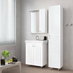 Style Line Мебель для ванной Канна 60 Люкс (Como) белая – фотография-2