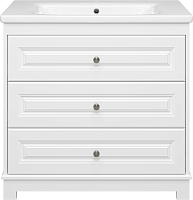 Misty Тумба с раковиной Ларго 90 белая