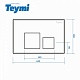 Teymi Унитаз подвесной Vitra Pro T40806 с инсталляцией Aina 1220067 с кнопкой Kati T70701CH – картинка-19