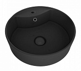 Teymi Раковина накладная в ванную Lina S D40 чёрный матовый T50192