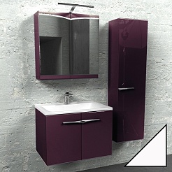  Мебель для ванной "Concorde 65" белый – фотография-1