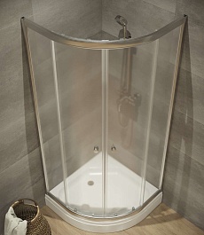 Triton Душевой уголок Альфа-хром 90/90 Щ0000051621 – фотография-4