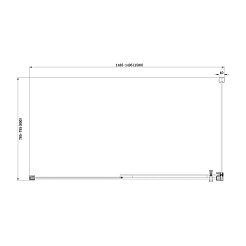 Aquanet  Душевой уголок "Delta NPE1131" 150x80, прозрачное стекло – фотография-3