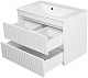 Brevita Тумба под раковину Balaton 80 белая – фотография-9