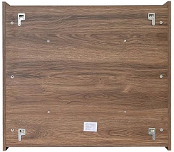 Comforty Зеркальный шкаф Соло 90 дуб темно-коричневый – фотография-4