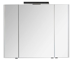 Aquanet Зеркальный шкаф "Орлеан 105" белый – фотография-3