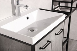 Style Line Тумба с раковиной Лофт Classic 60/80 L бетон – фотография-10