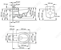 Jacob Delafon Унитаз подвесной Ove E1585 – фотография-3