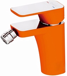 D&K Смеситель "Berlin Kunste DA1432213" оранжевый для биде – фотография-2