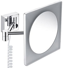 WasserKRAFT Зеркало увеличительное K-1008 с LED-подсветкой – фотография-1