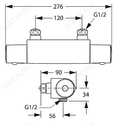 Vidima Смеситель Ви-Стайл A6193AA для душа – фотография-2