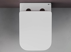 Ceramicanova Подвесной унитаз Cubic Rimless CN1806 белый – фотография-5