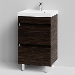 Водолей Тумба с раковиной Бест 50 палисандр – фотография-3