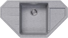 Dr. Gans Мойка кухонная Крона 910 угловая серая
