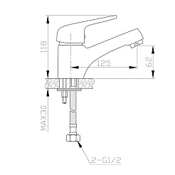 Raiber Смеситель для раковины R0080 – фотография-2
