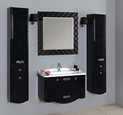 Акватон Мебель для ванной Венеция 90 черная – фотография-2