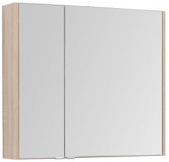 Aquanet Мебель для ванной Остин 85 белая/дуб сонома – фотография-9