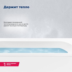 Aquanet Акриловая ванна Nexus 175x80 с каркасом – фотография-16