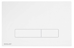 Excellent Клавиша смыва Aurro белый – фотография-1