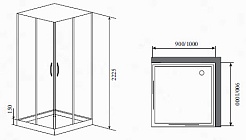 Timo Душевая кабина ILMA-109 – фотография-3