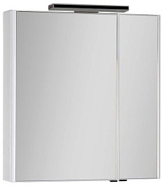 Aquanet Зеркальный шкаф "Орлеан 80" белый – фотография-1