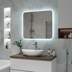 Continent Зеркало Burzhe Led 800x700 – фотография-9