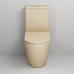 Grossman Унитаз компакт Color GR-4480BEMS бежевый матовый – фотография-4