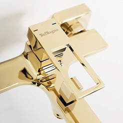 BelBagno Смеситель для ванны и душа Luce LUC-VAS-ORO золото – фотография-2
