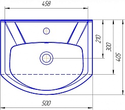 Sanflor Мебель для ванной Толедо 50 L венге, орегон – фотография-6