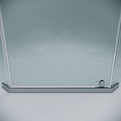 Grossman  Душевой уголок Pragma 90x90x195 профиль хром стекло шиншилла – фотография-7