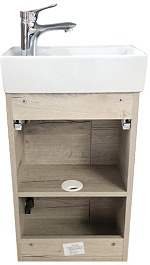 Comforty Мебель для ванной Асти 40 дуб дымчатый – фотография-7